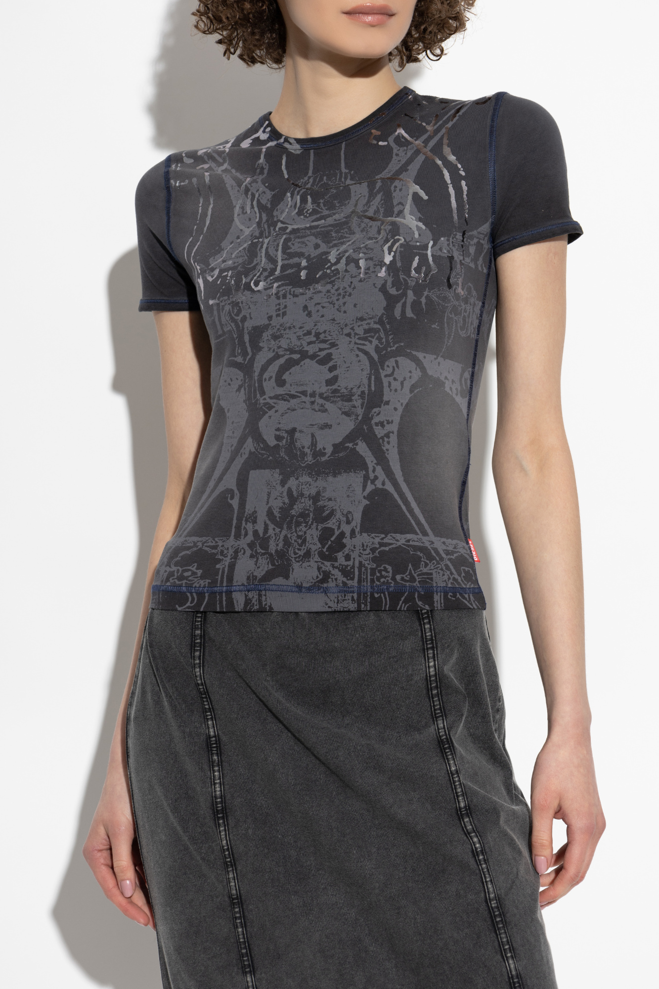 Diesel Top T-UNCUTIES-LONG-R6 | Women's Clothing | Vitkac